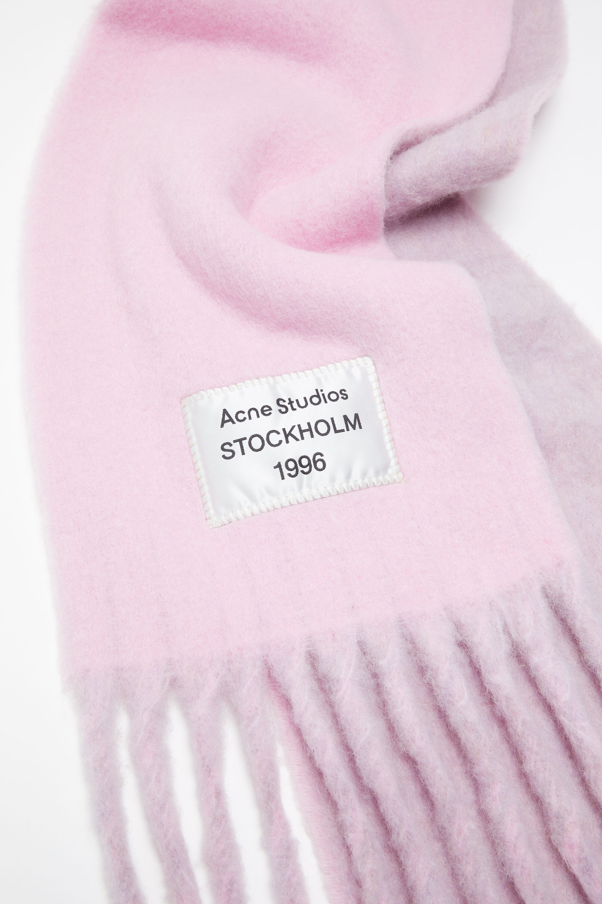 Acne Studios - Bicolour Alpaca Scarf - Pink/lilac