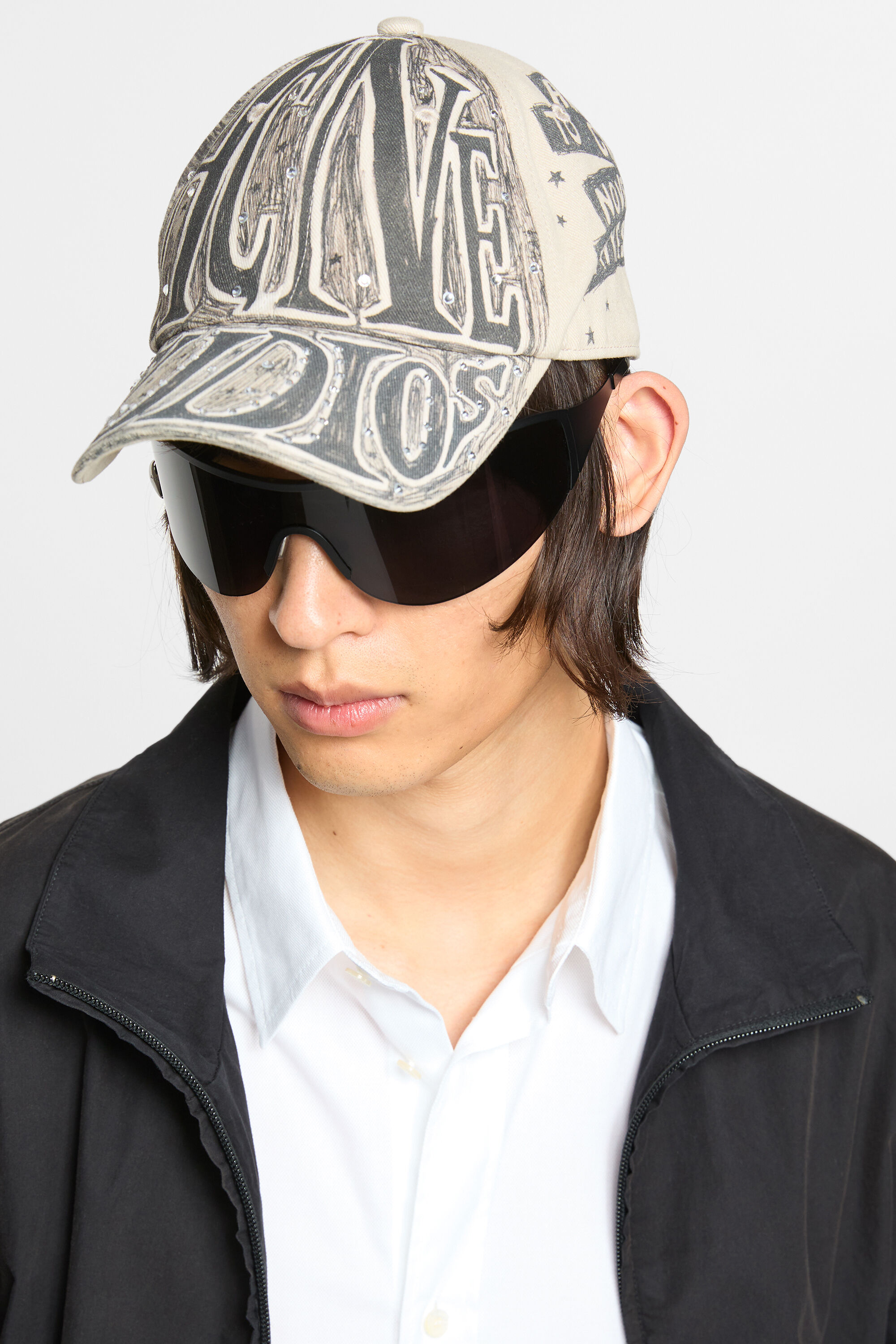 Acne Studios - Metal frame sunglasses - Black/black