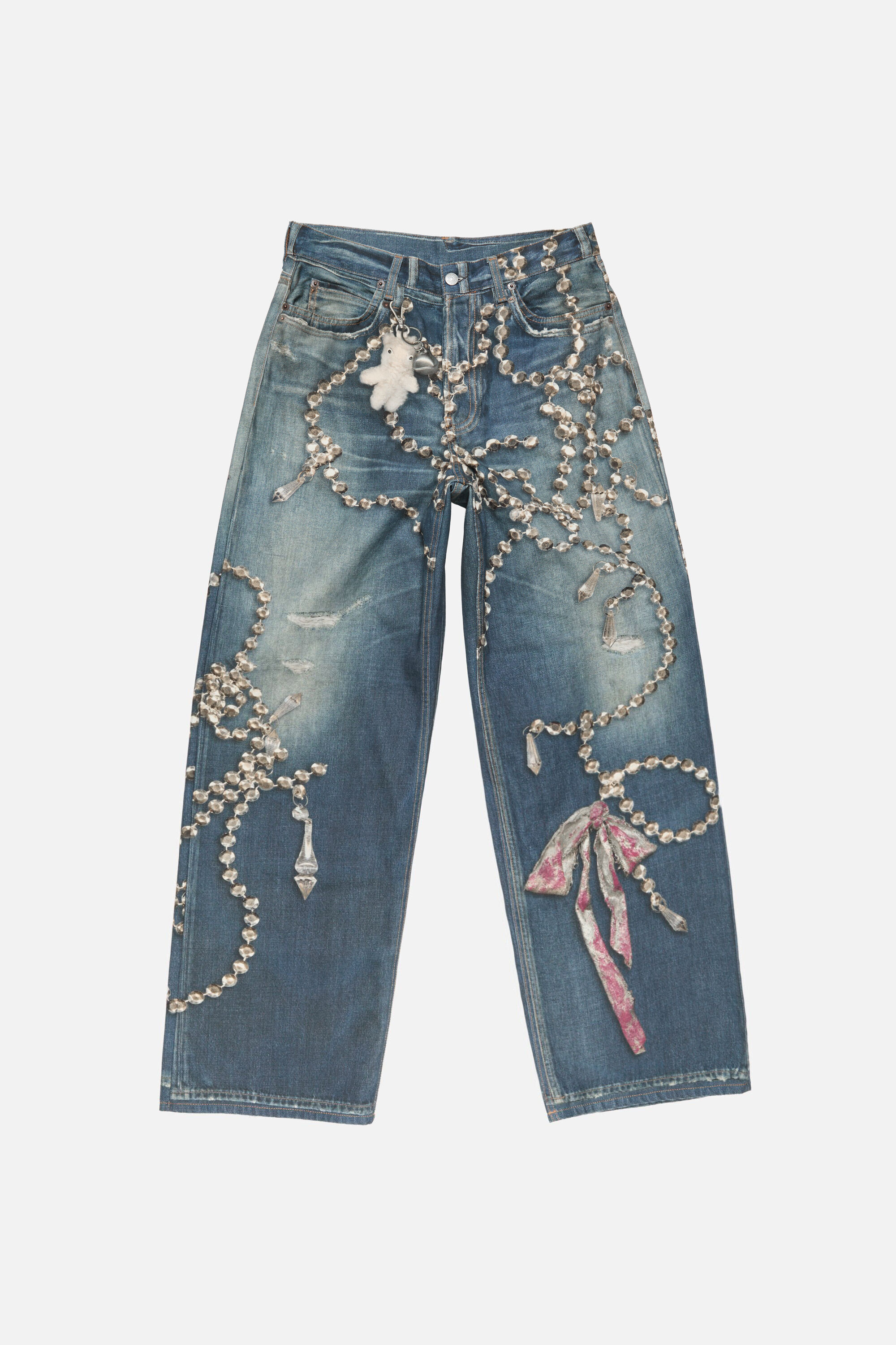 Acne Studios - trompe-l'oeil jeans - 1981 - Mid blue