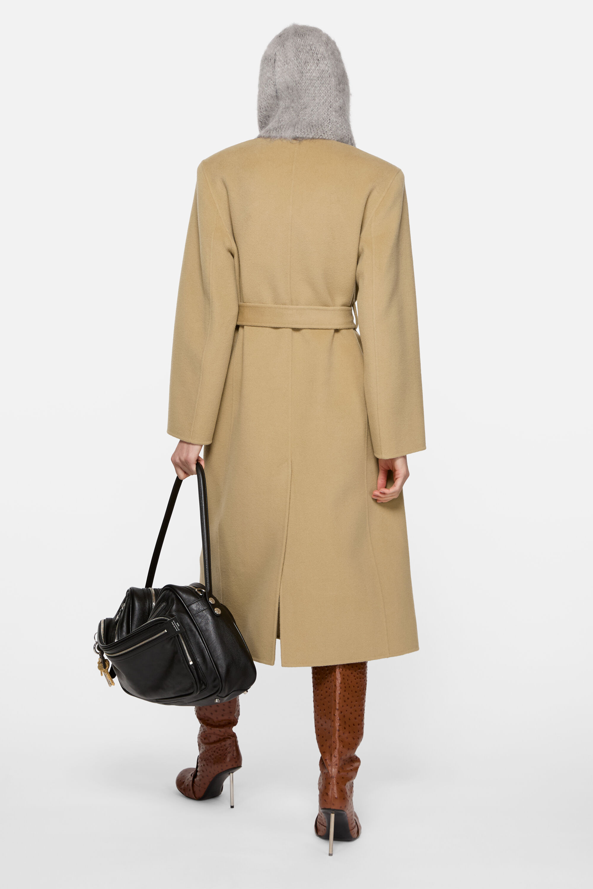 Acne Studios - ダブルブレスト ウールコート - ライトベージュ