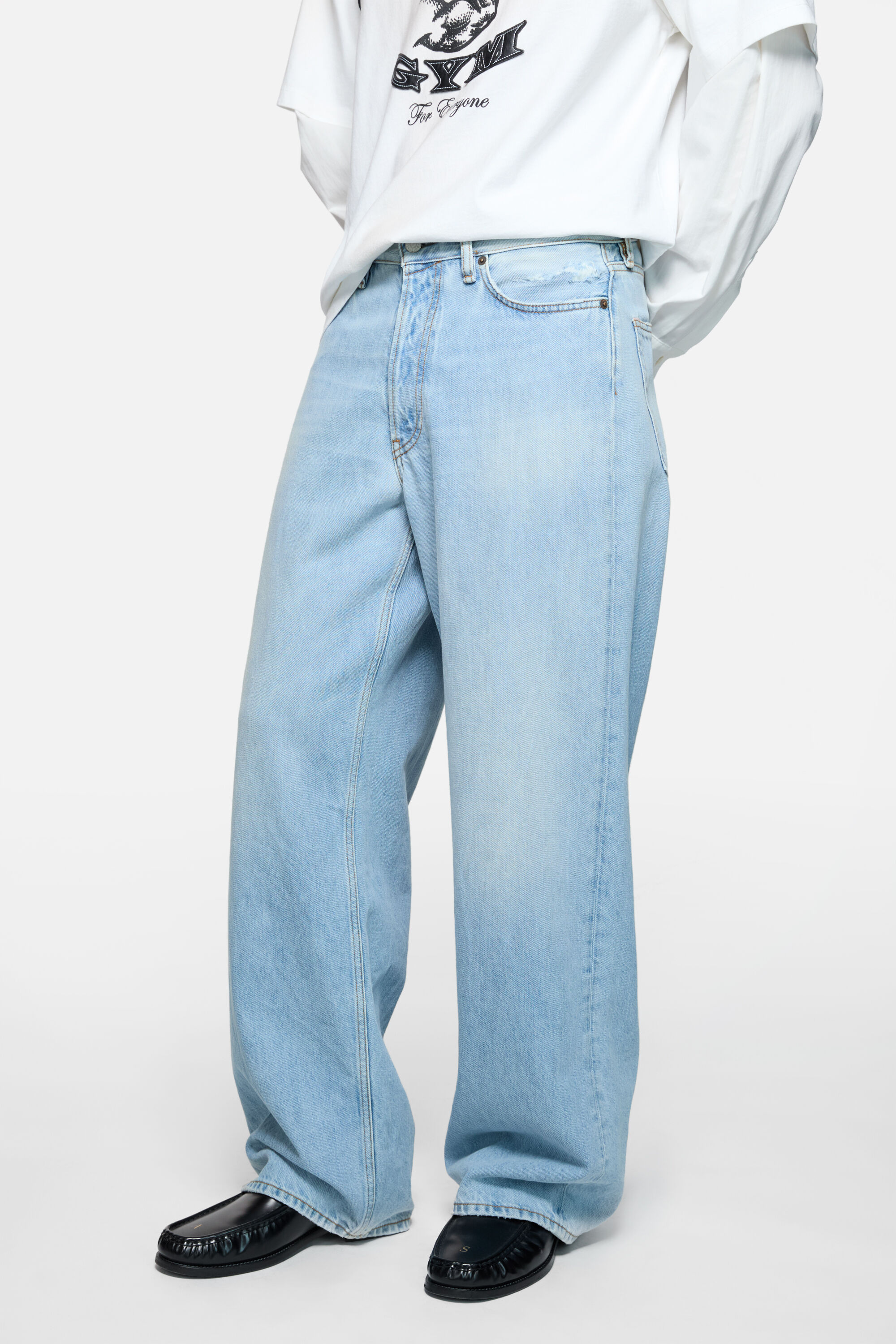 Acne Studios - ルーズフィットジーンズ - 1981 - ライトブルー
