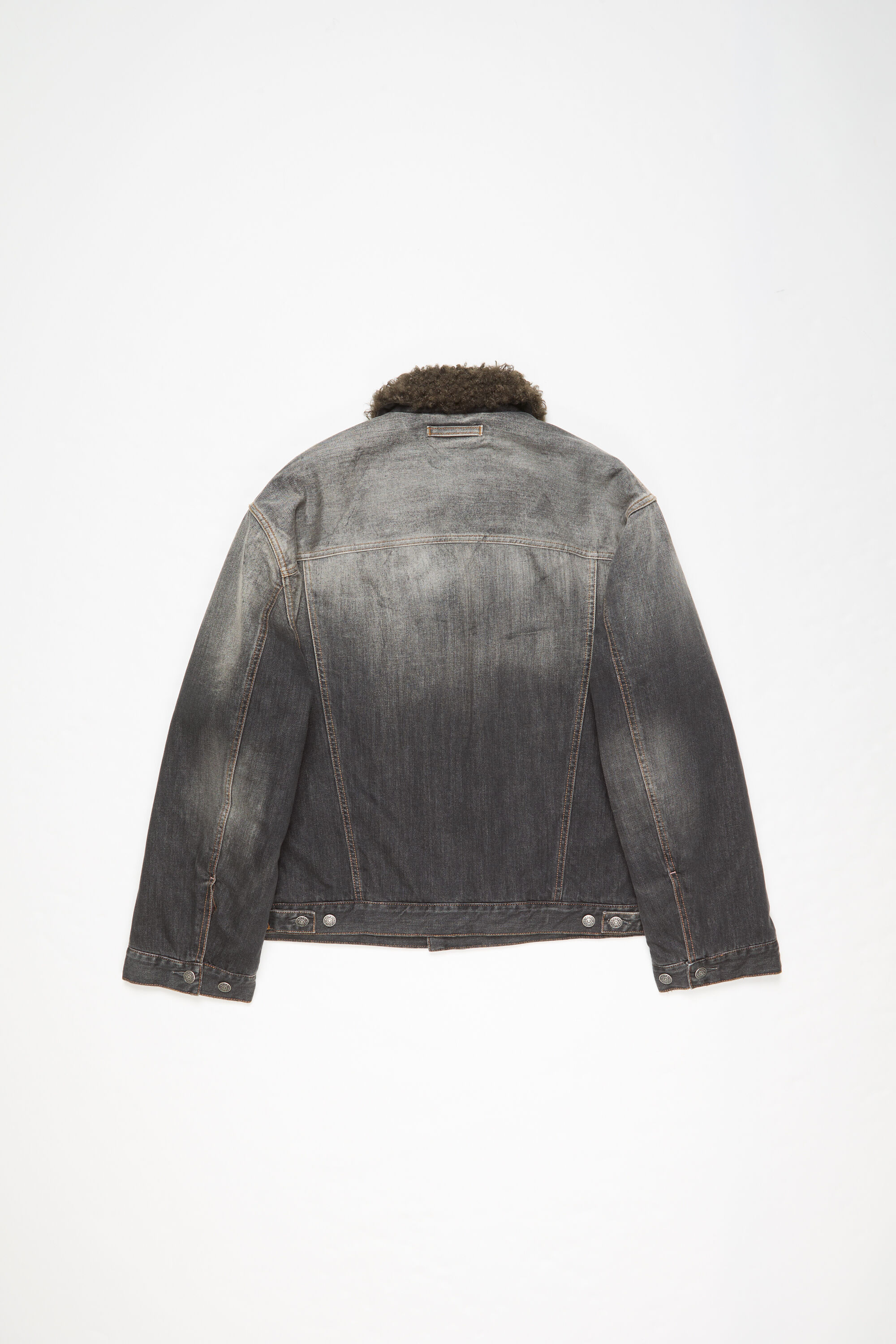 Acne Studios - ウォッシュ加工デニムジャケット - ブラック