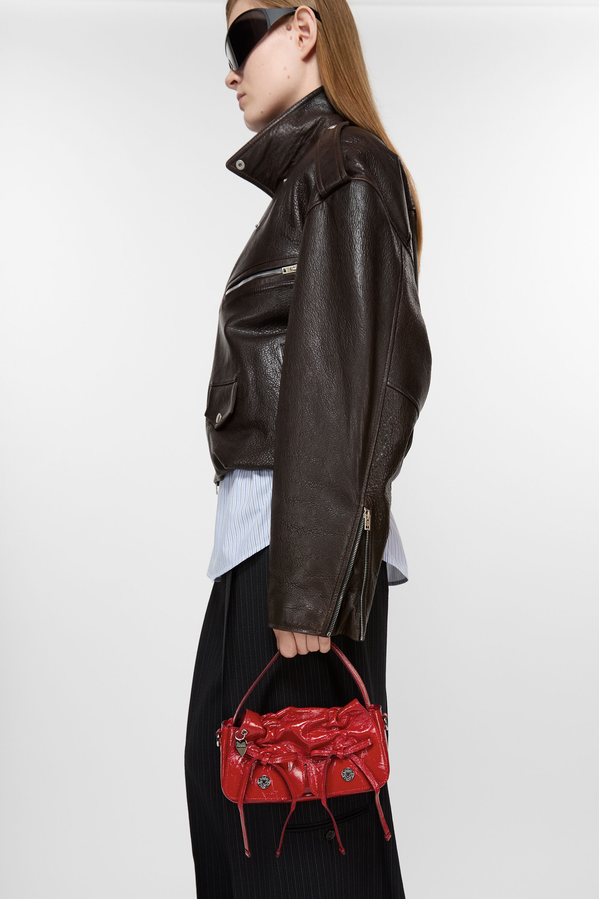 Acne Studios - Multipocket micro bag - Red