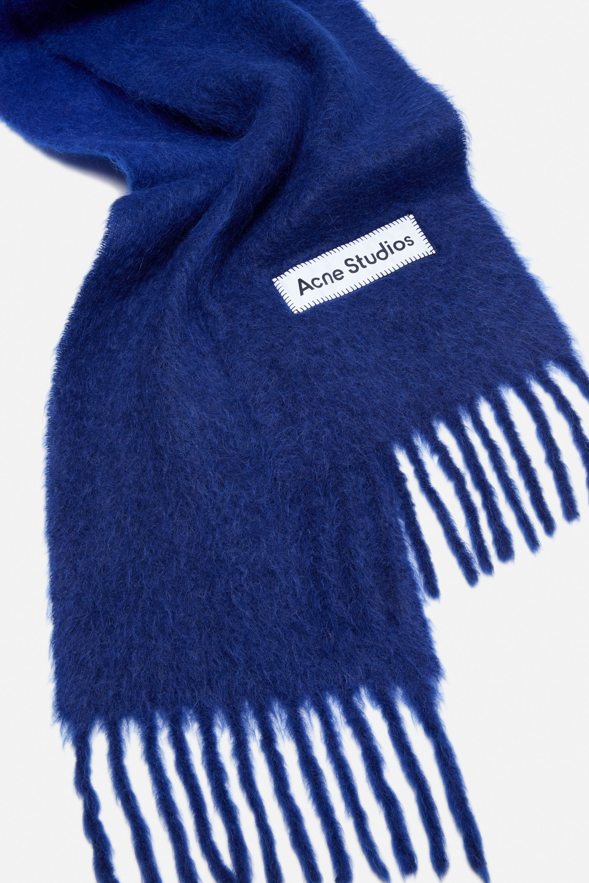 Acne Studios - ツートーンウールスカーフ - ブルー