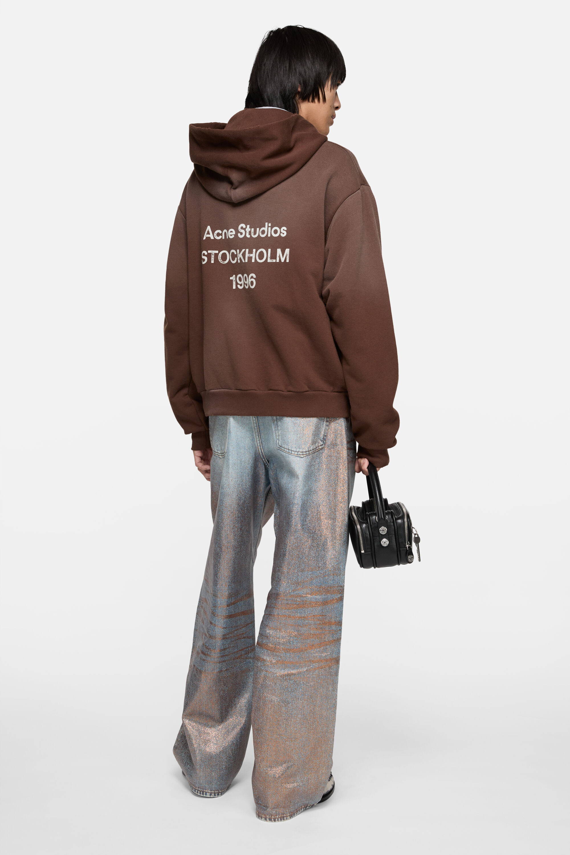 Acne Studios - Logo hooded sweater - Chocolate brown