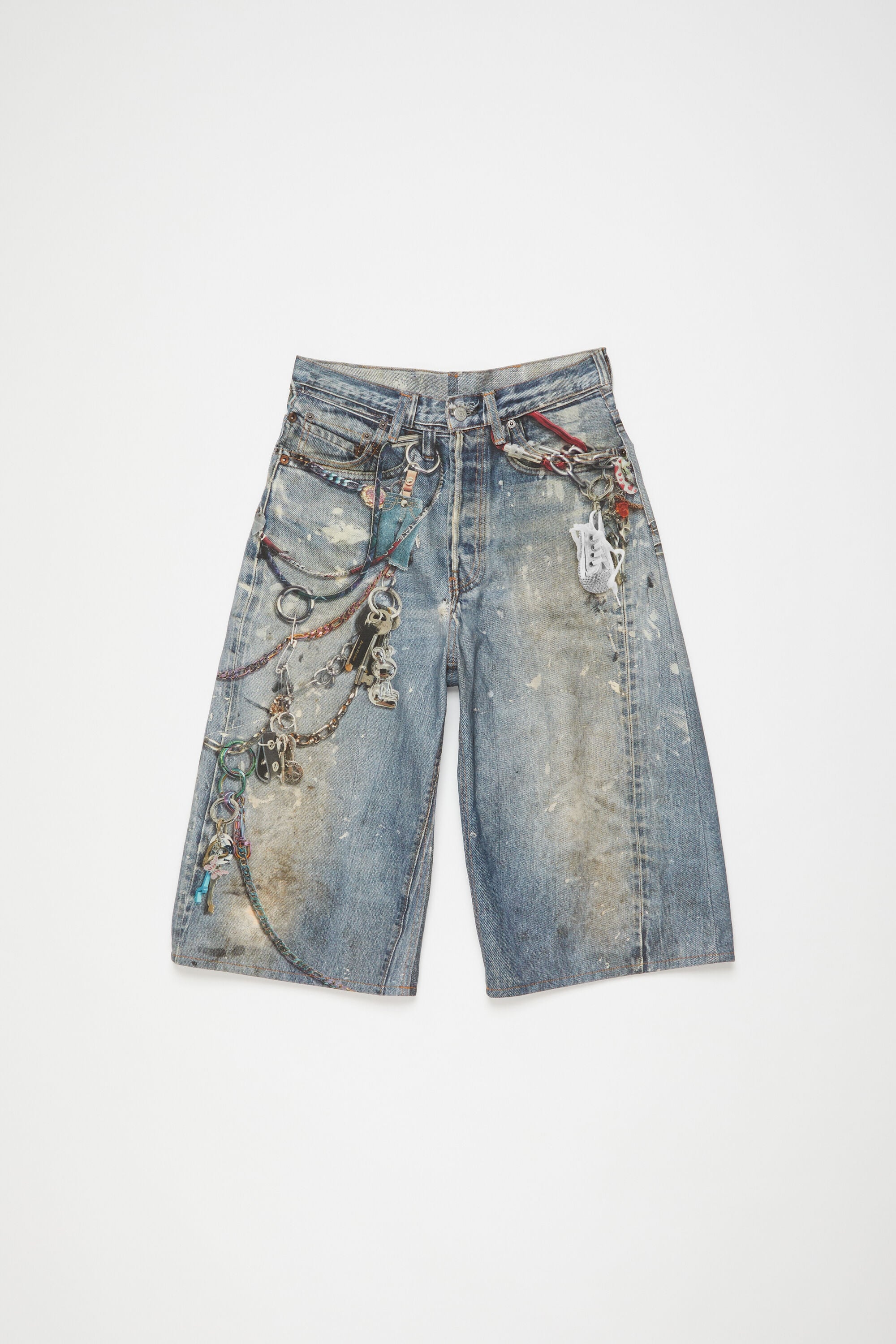 Acne Studios - Loose fit shorts - Mid blue