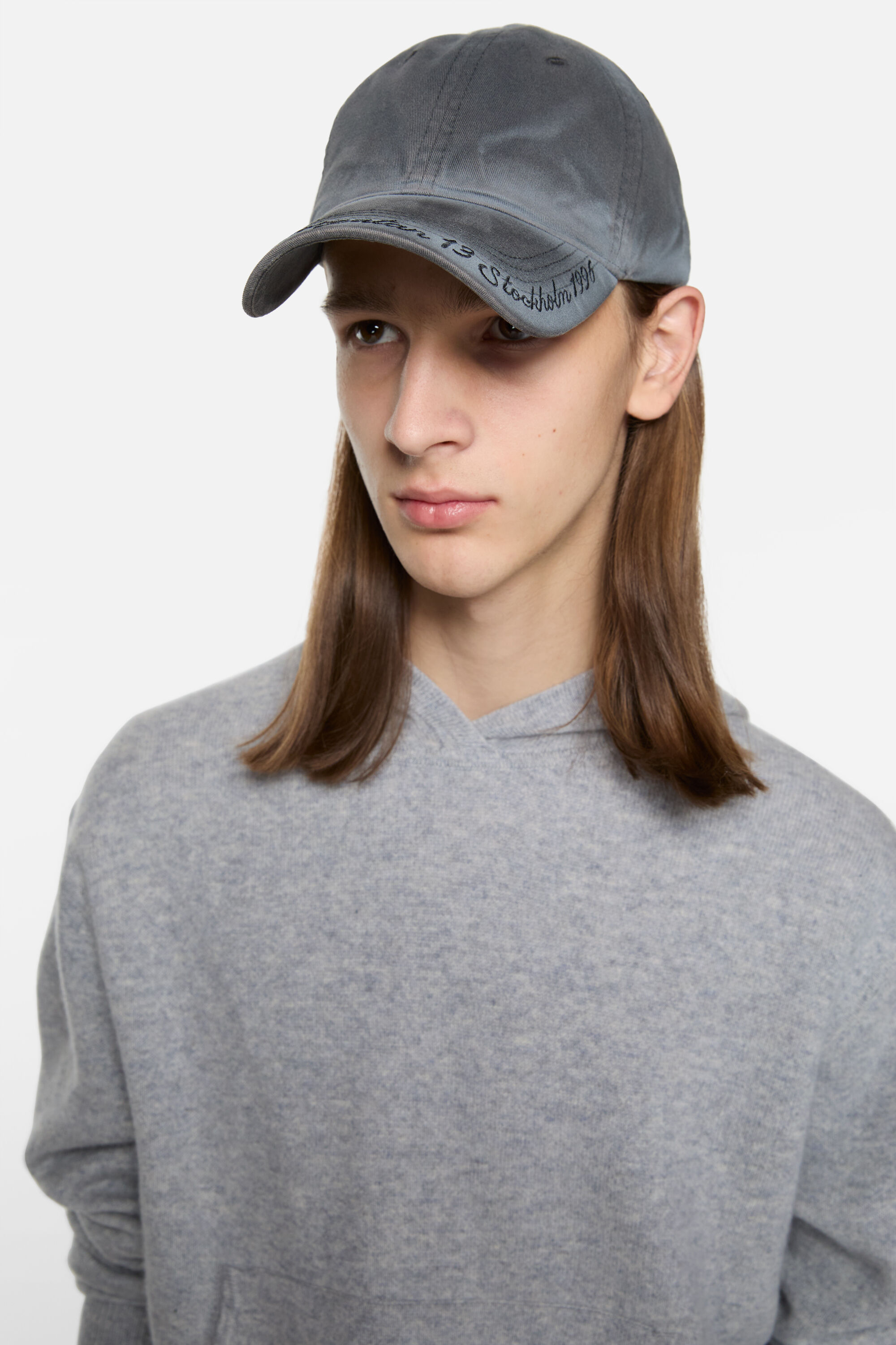 Acne Studios - ロゴキャップ - アスファルトグレー
