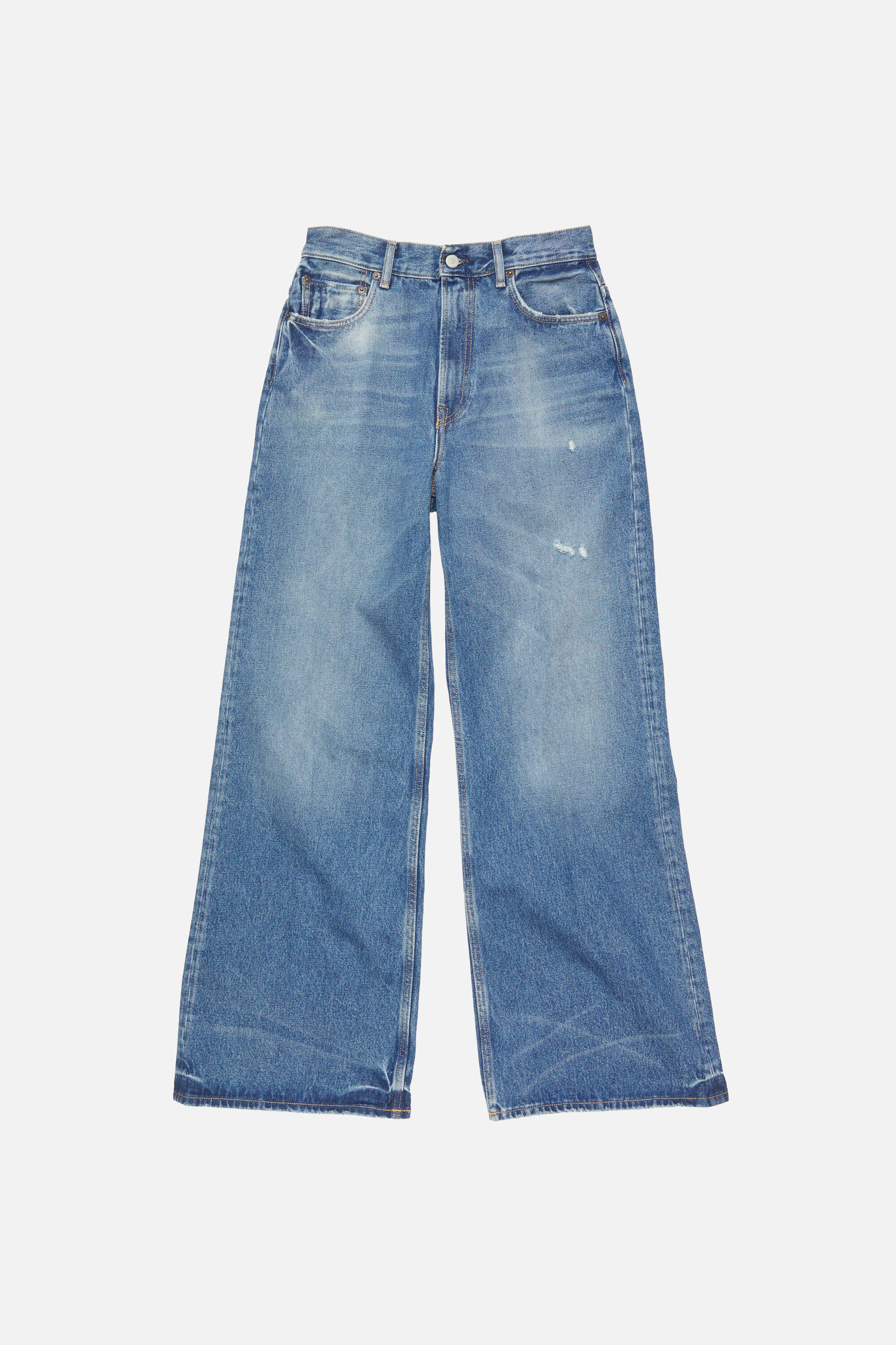 Acne Studios - リラックスフィットジーンズ - 2022F - ミッドブルー