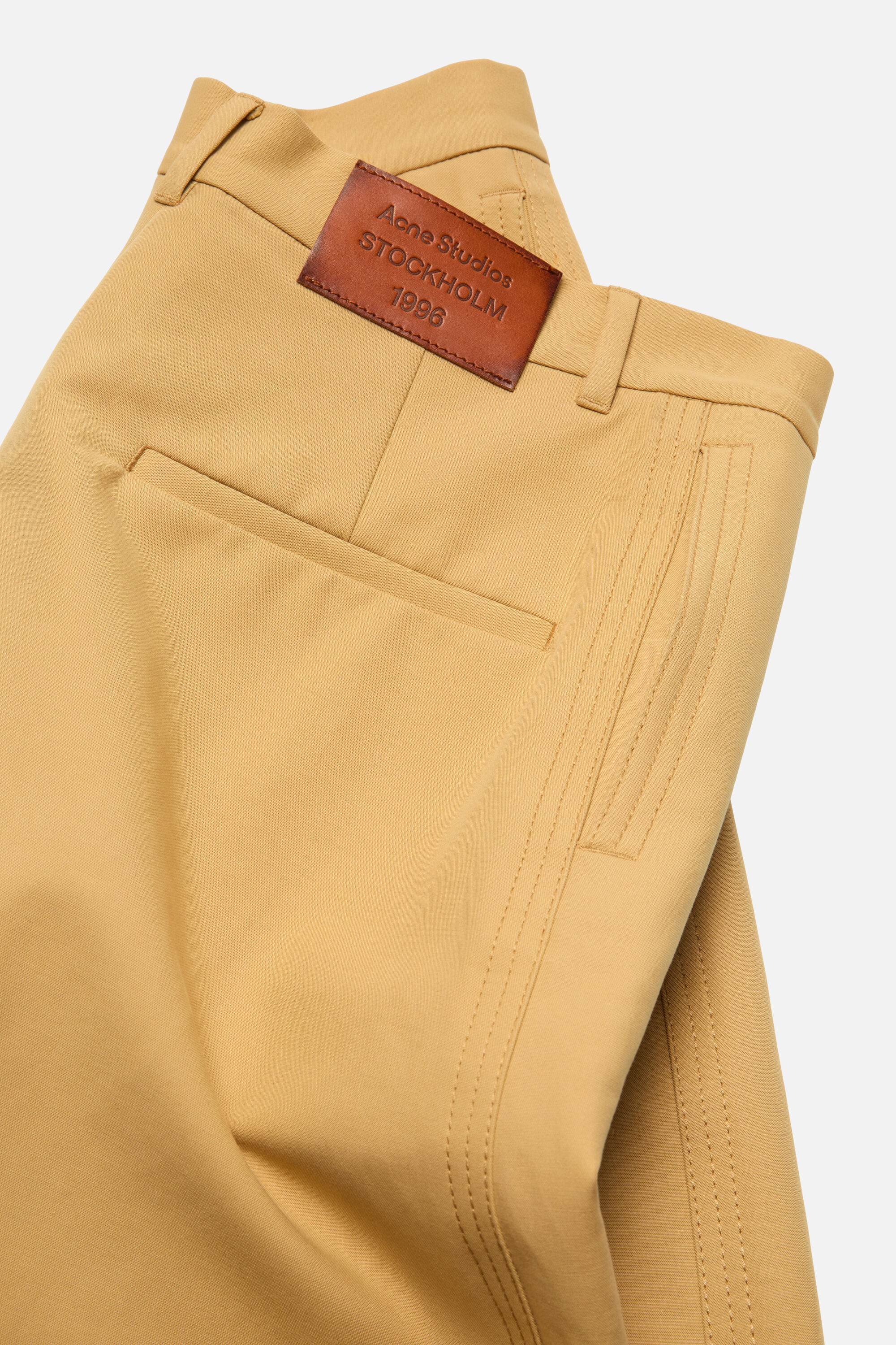 Acne Studios - サテントラウザーズ - サンドベージュ