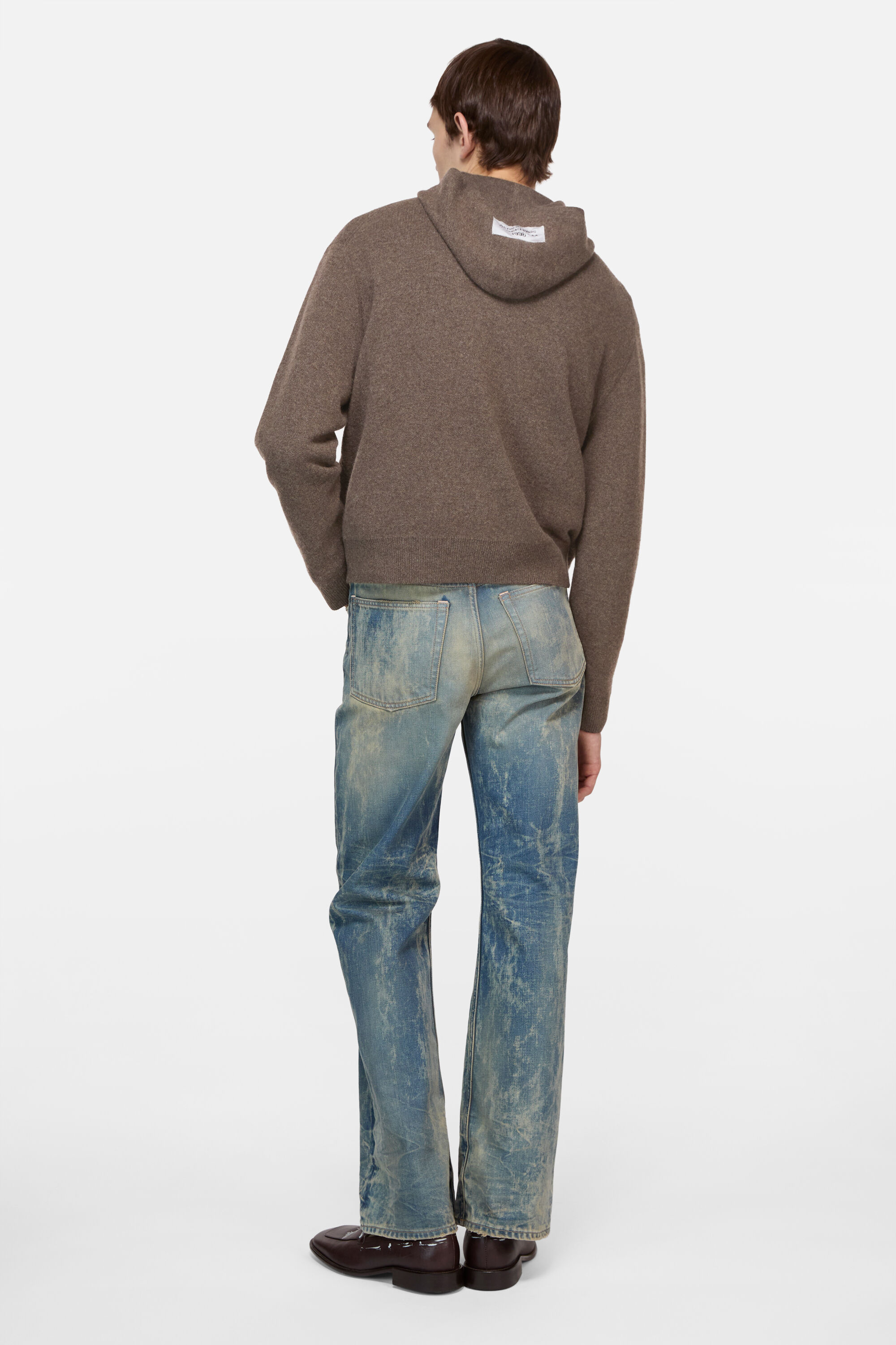 Acne Studios - Cashmere hoodie - Walnut brown
