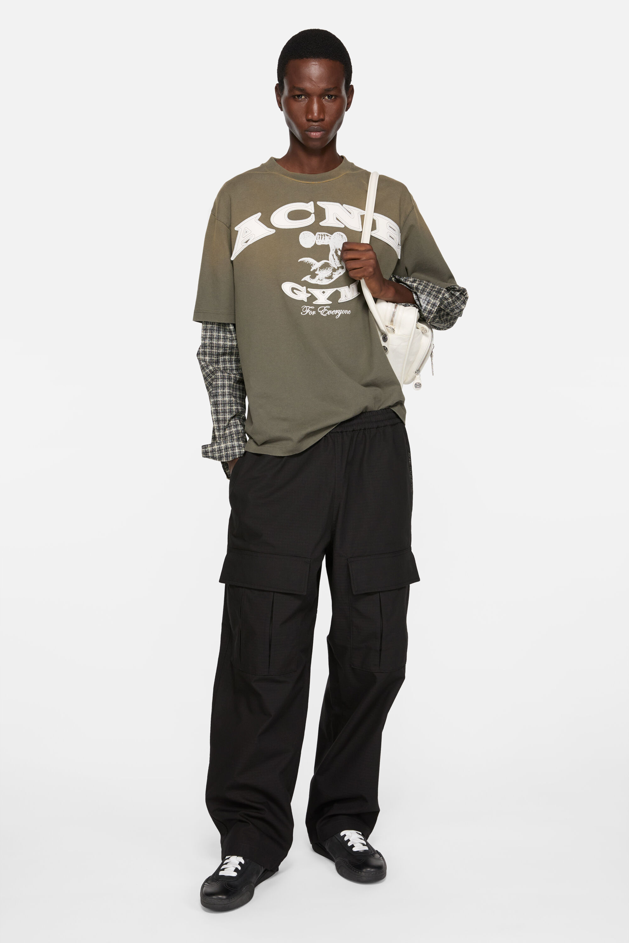 Acne Studios - Cargo trousers - Black / Black