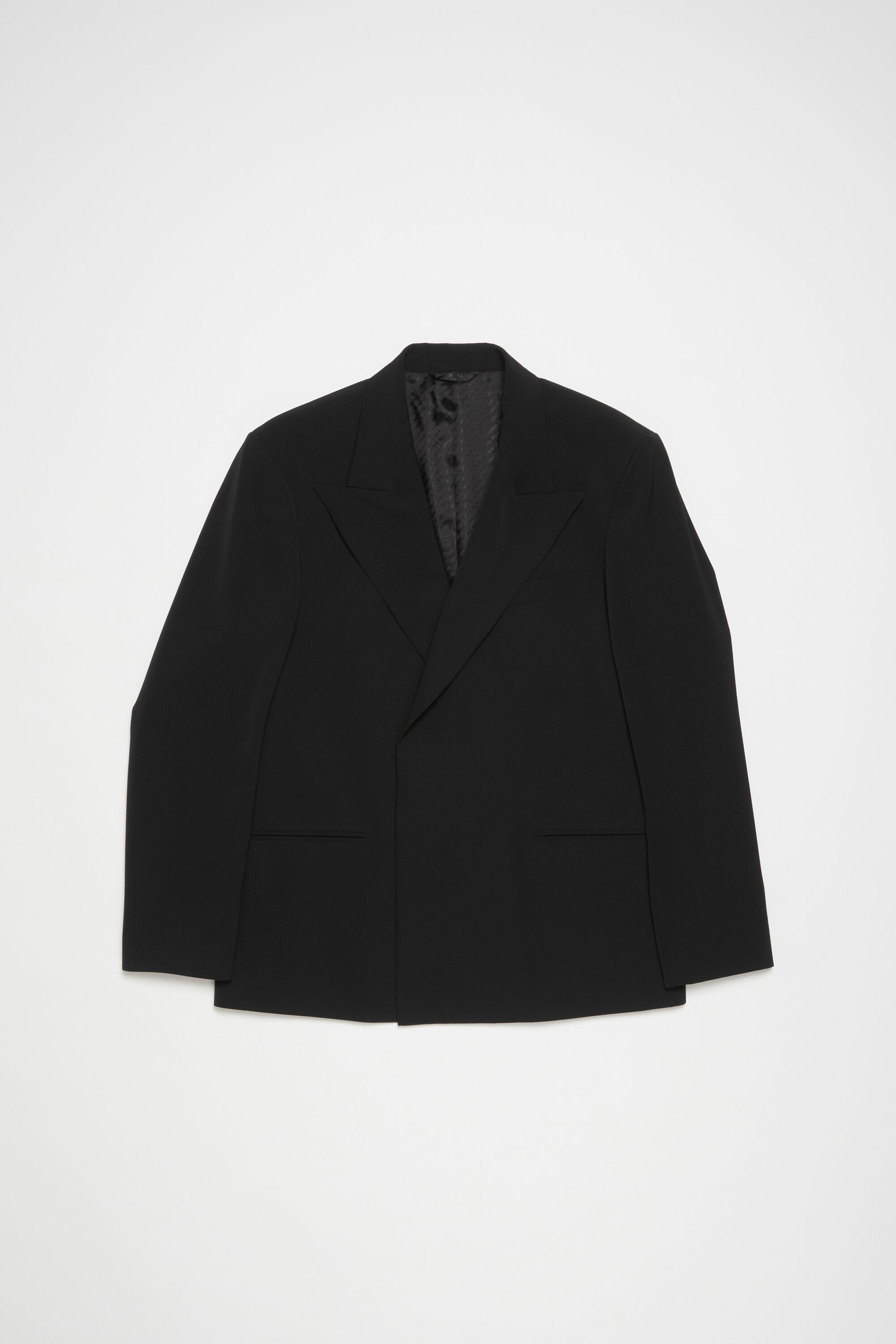 Acne Studios - レギュラーフィットスーツジャケット - ブラック