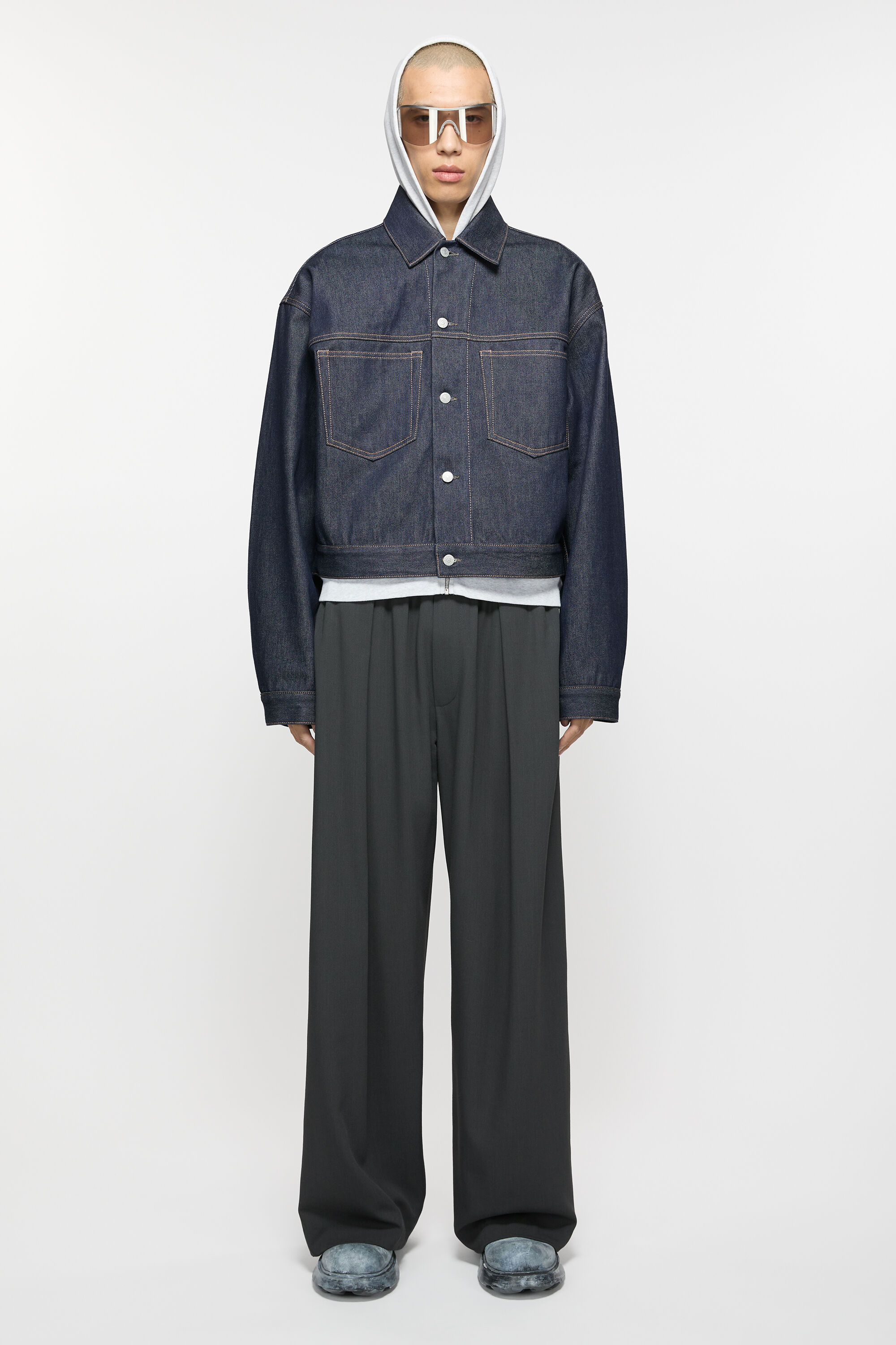 Acne Studios - デニムジャケット - ボクシーフィット - インディゴブルー