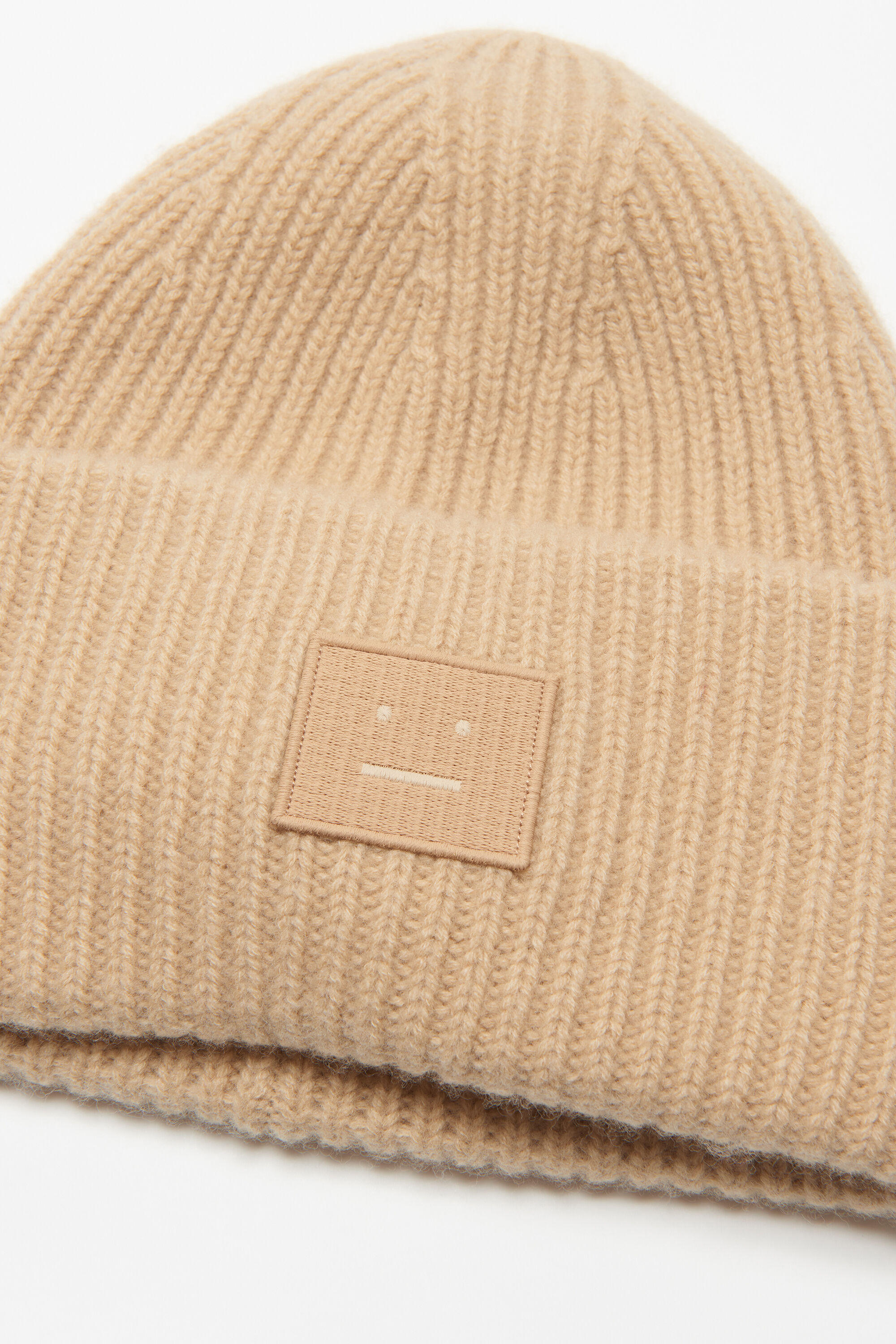 Acne Studios - ラージFaceロゴビーニー - ビスケットベージュ