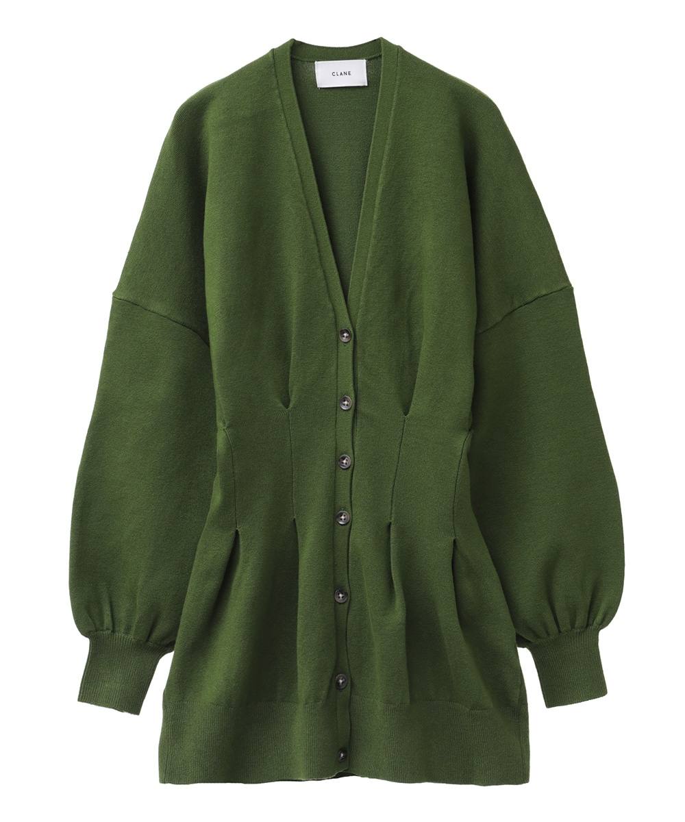 CLANE - ドルマンウエストシェィプカーディガン - WAIST SHAPE DOLMAN