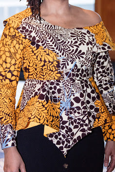 Pepplum Top - Akoka Top | Afro Fashion for Everyone – AdeOriCloset