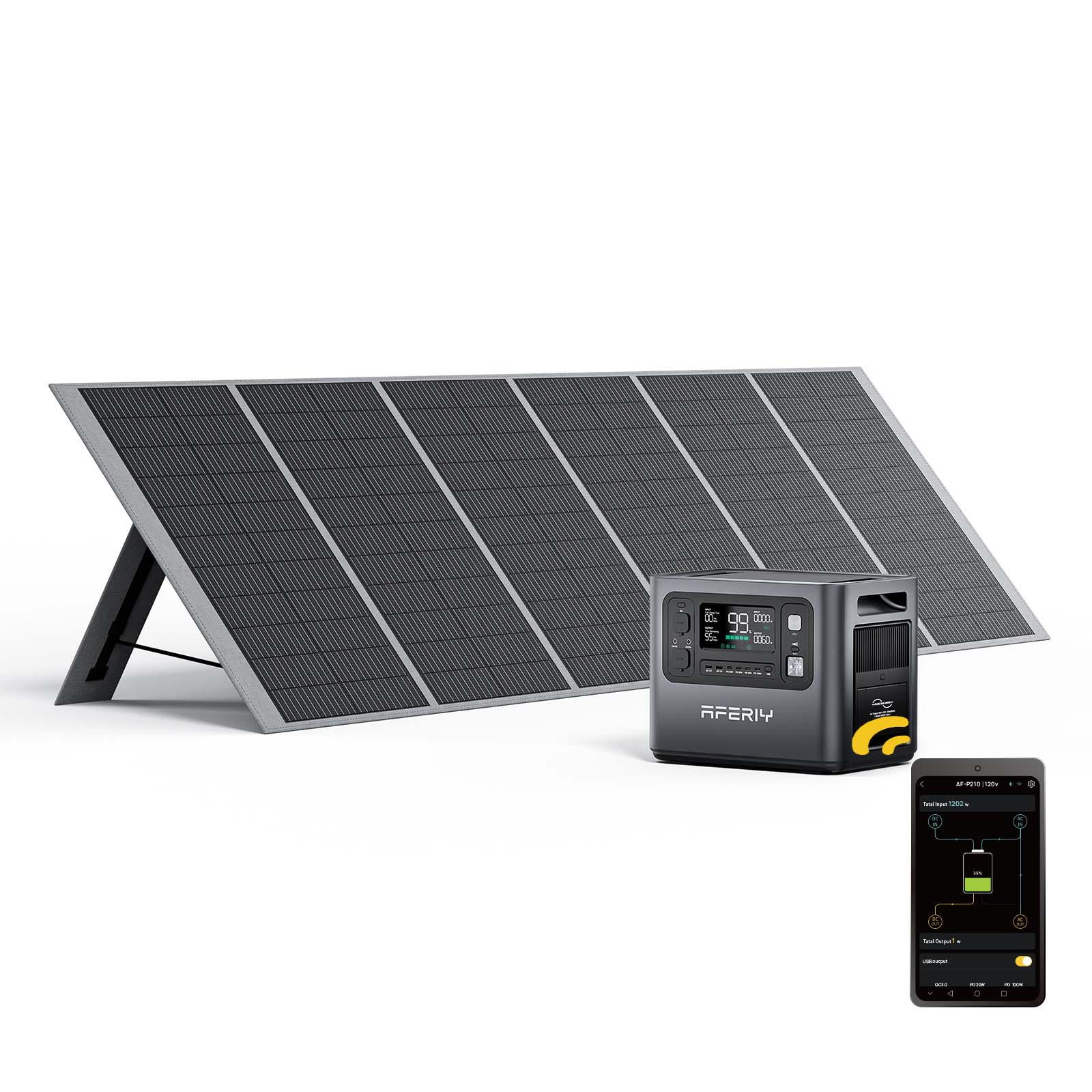AFERIY P210 2400W Solar Generator Kit – AFERIY US