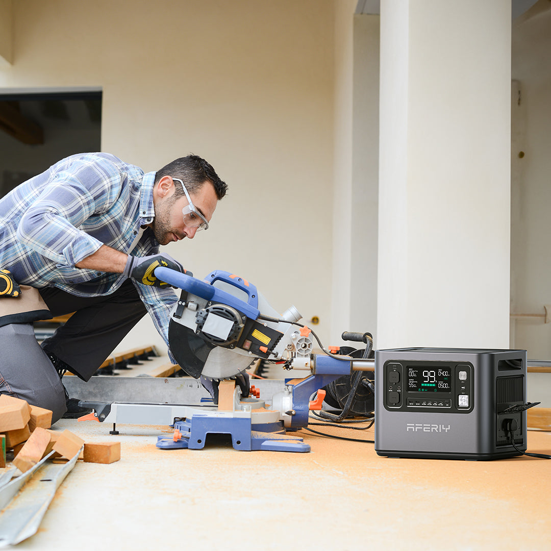 AFERIY ポータブル電源 大容量 2048Wh 高出力 2400W, キャンプ