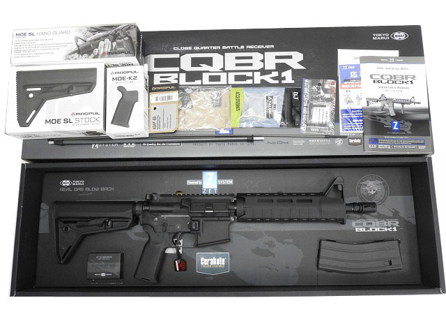 東京マルイ CQBR Block 1 ガスガン MWS 外装カスタム済み 東京マルイ 東京マルイ M4 CQBR BLOCK1 ガスブローバックライフル