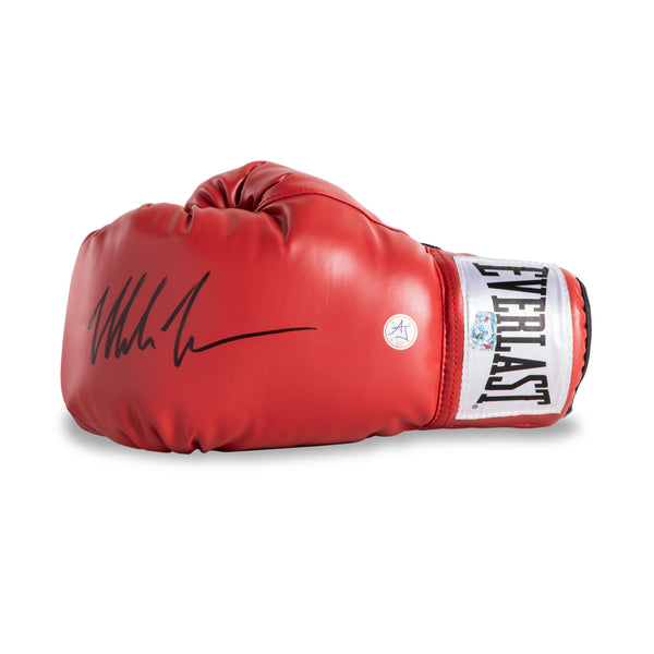 AJ Sports | Mike Tyson Autographed Red Everlast Boxing Glove