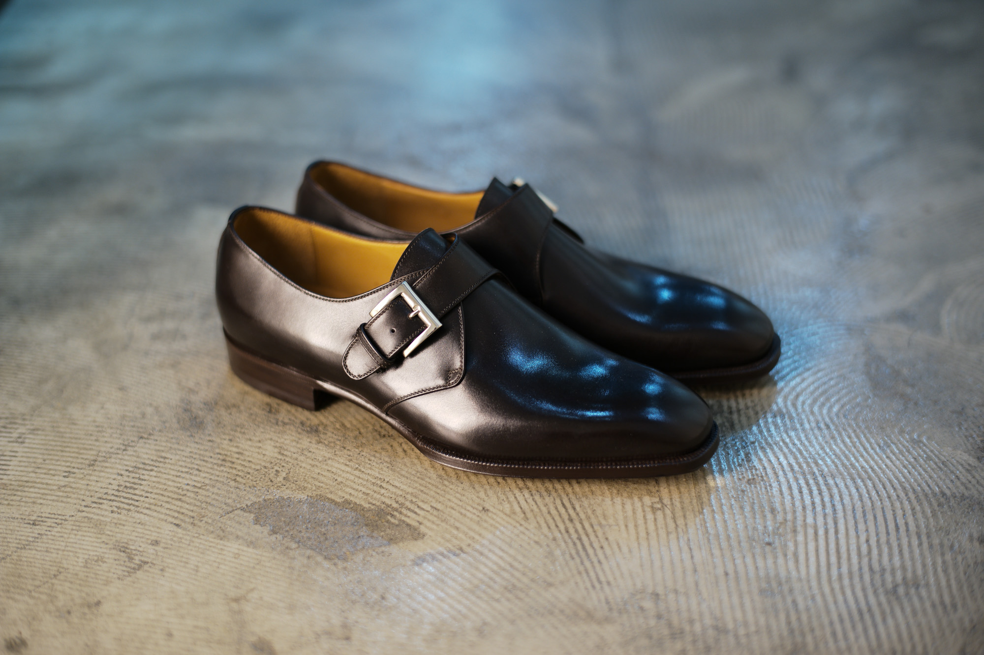 ENZO BONAFE(エンツォボナフェ) 【ART.EB-31】Single Monk Strap Shoes