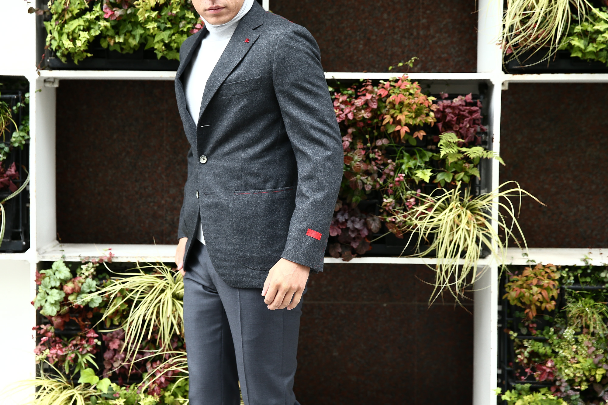 ISAIA / イザイア】 SAILOR (セイラー) AQUA MOLESKIN ウールカシミア
