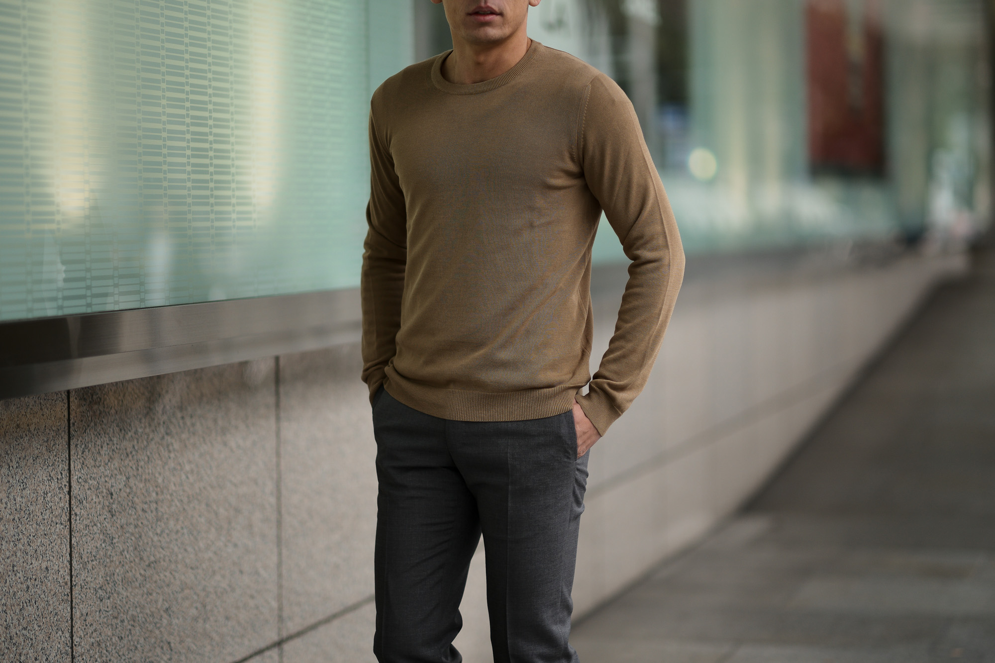 ZANONE (ザノーネ) Crew Neck Sweater (クルーネックセーター