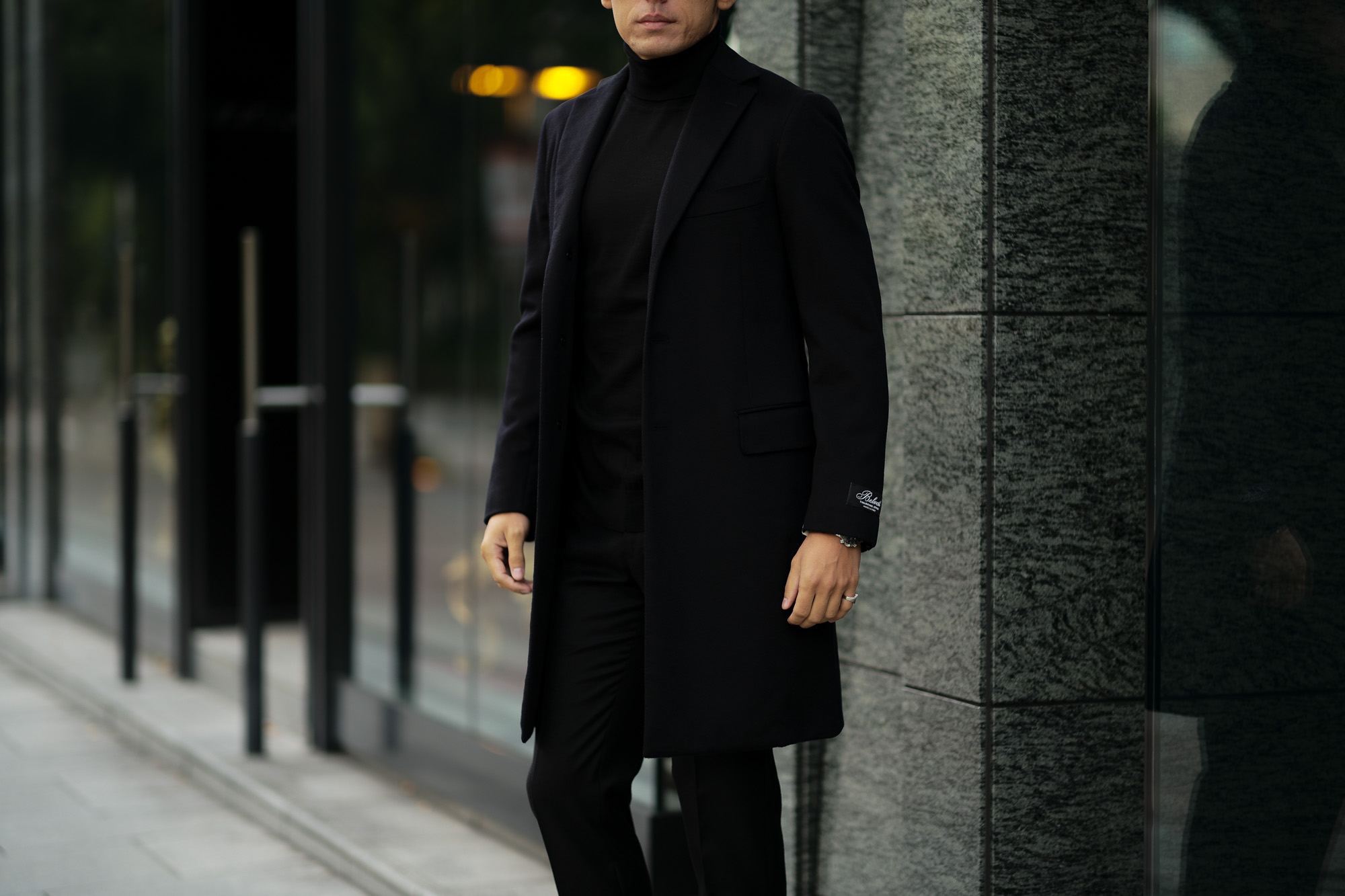 BELVEST (ベルベスト) Cashmere Chester coat カシミア シングル