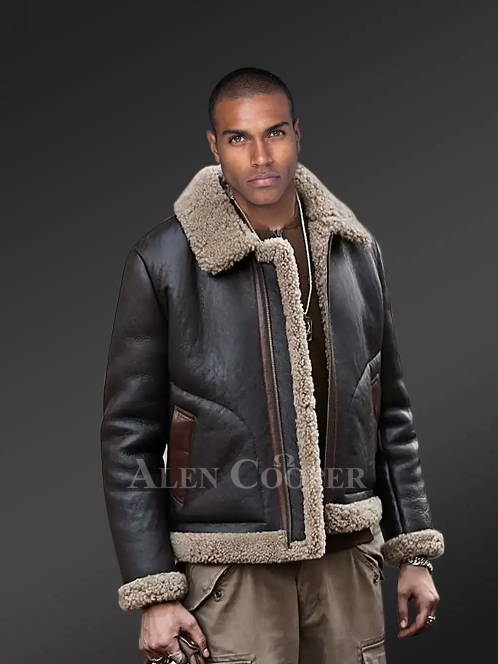 Reversible Sheepskin Jacket with Flawless Finish