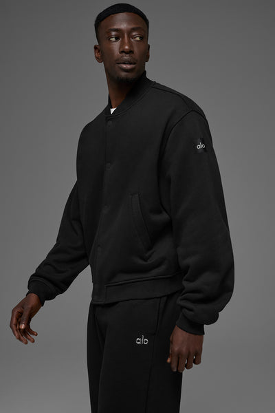 Renown Varsity Jacket - Black | ALO