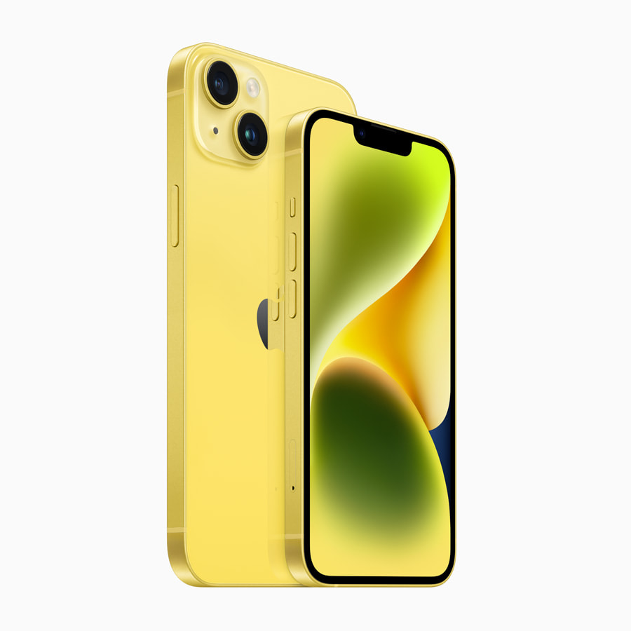 イエローが登場！Apple、新しいiPhone 14とiPhone 14 Plusを発表