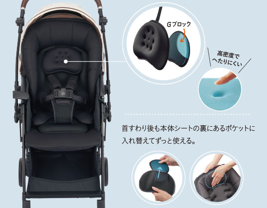 Aprica ラクーナビッテ クッション Bscn 限定モデル アカチャンホンポ ラクーナ ビッテ クッション 2023年モデル(アカチャンホンポ限定モデル