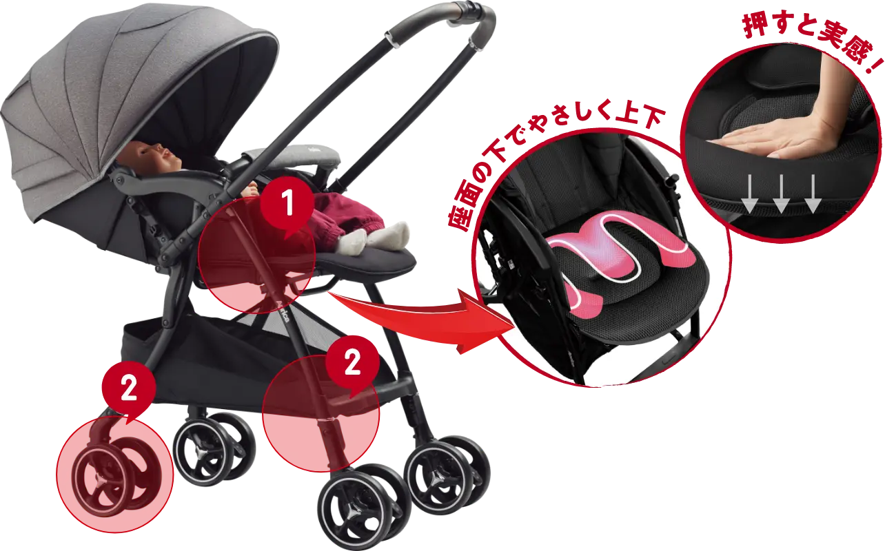 ラクーナ クッション AF | ベビー用品のアップリカ公式サイト | Aprica