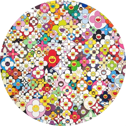 Superflat my first love flowers (2010) by Takashi Murakami – Artchive