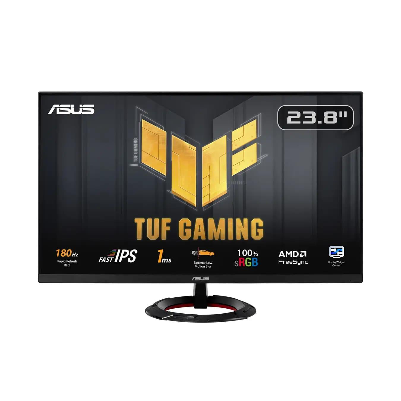 23.8インチのフルHDモニターで、180Hzリフレッシュレート、1ms応答時間