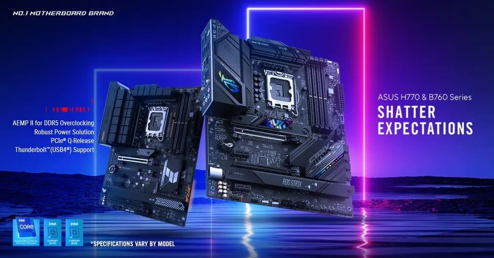 第13世代 インテル® Core™ プロセッサに対応するインテル® B760、H770