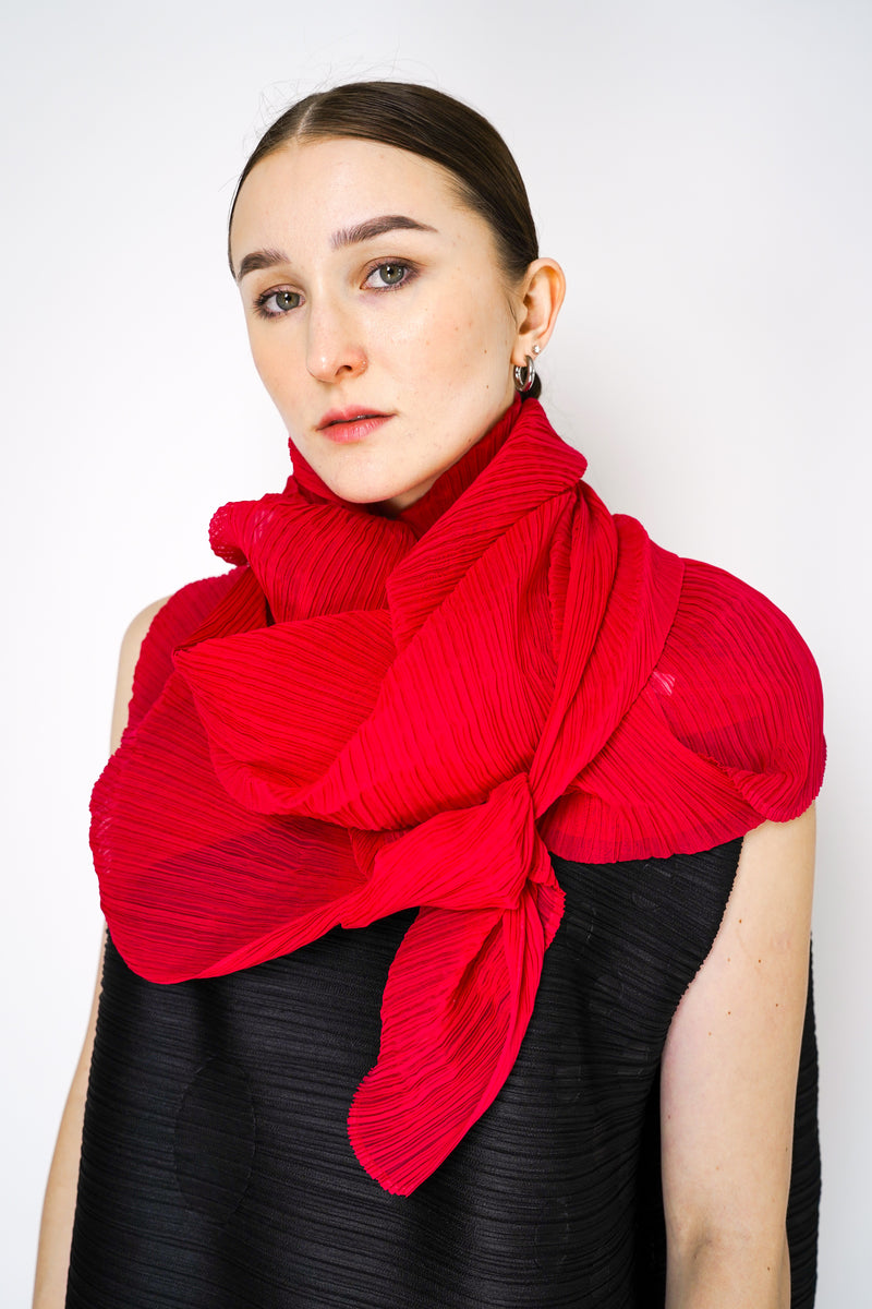 Pleats Please Issey Miyake Small Colourful Madame-T Shawl in