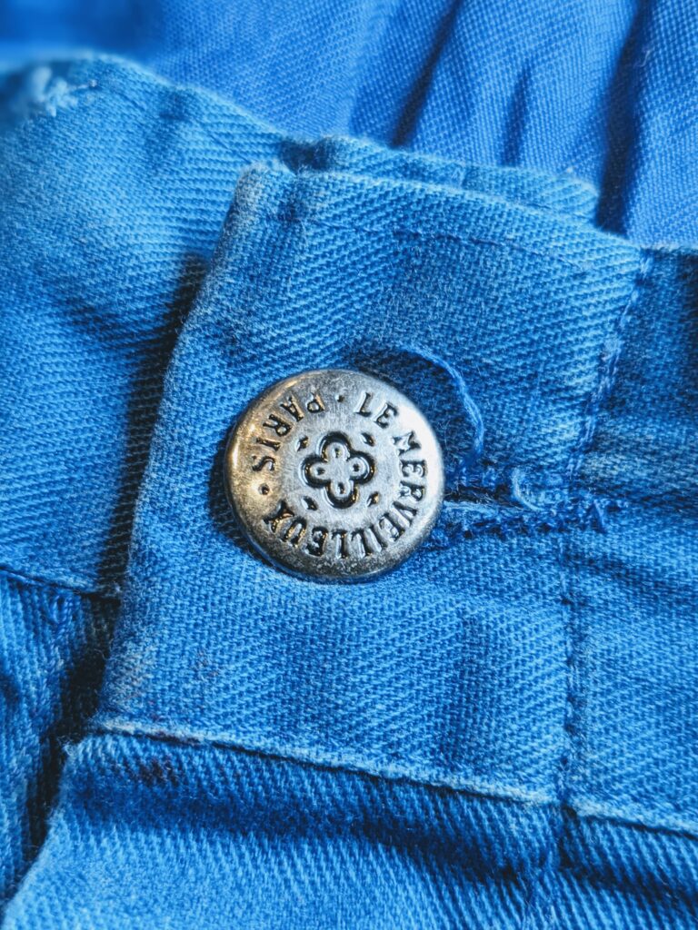 1970s-80s France Cotton-Twill Work Pants Blue W36 – ataco garage blog