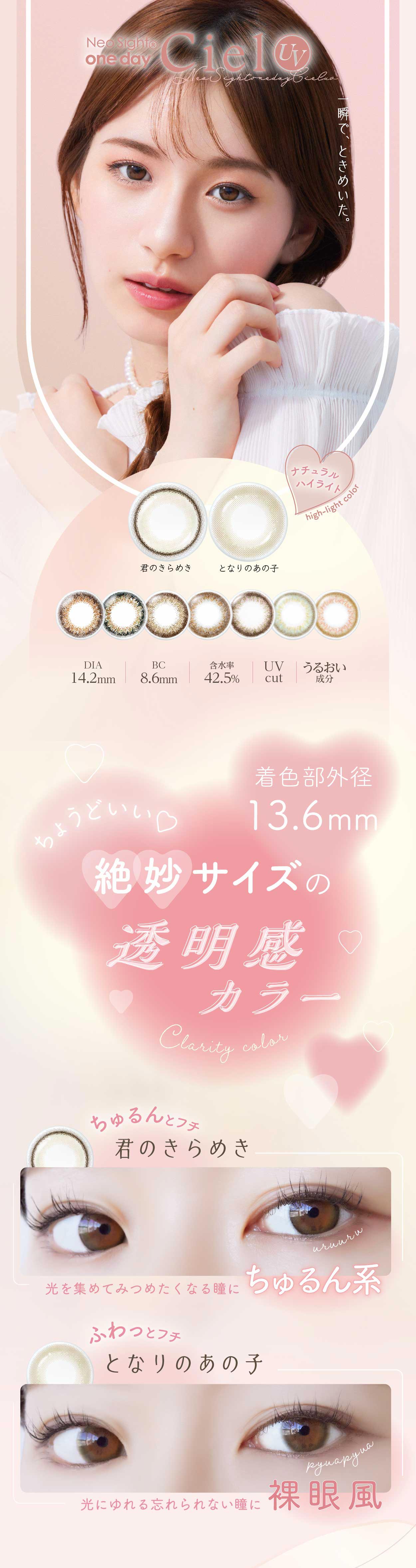 ネオサイトワンデーシエルUV 30枚 シエルグリーン | リリーアイズ