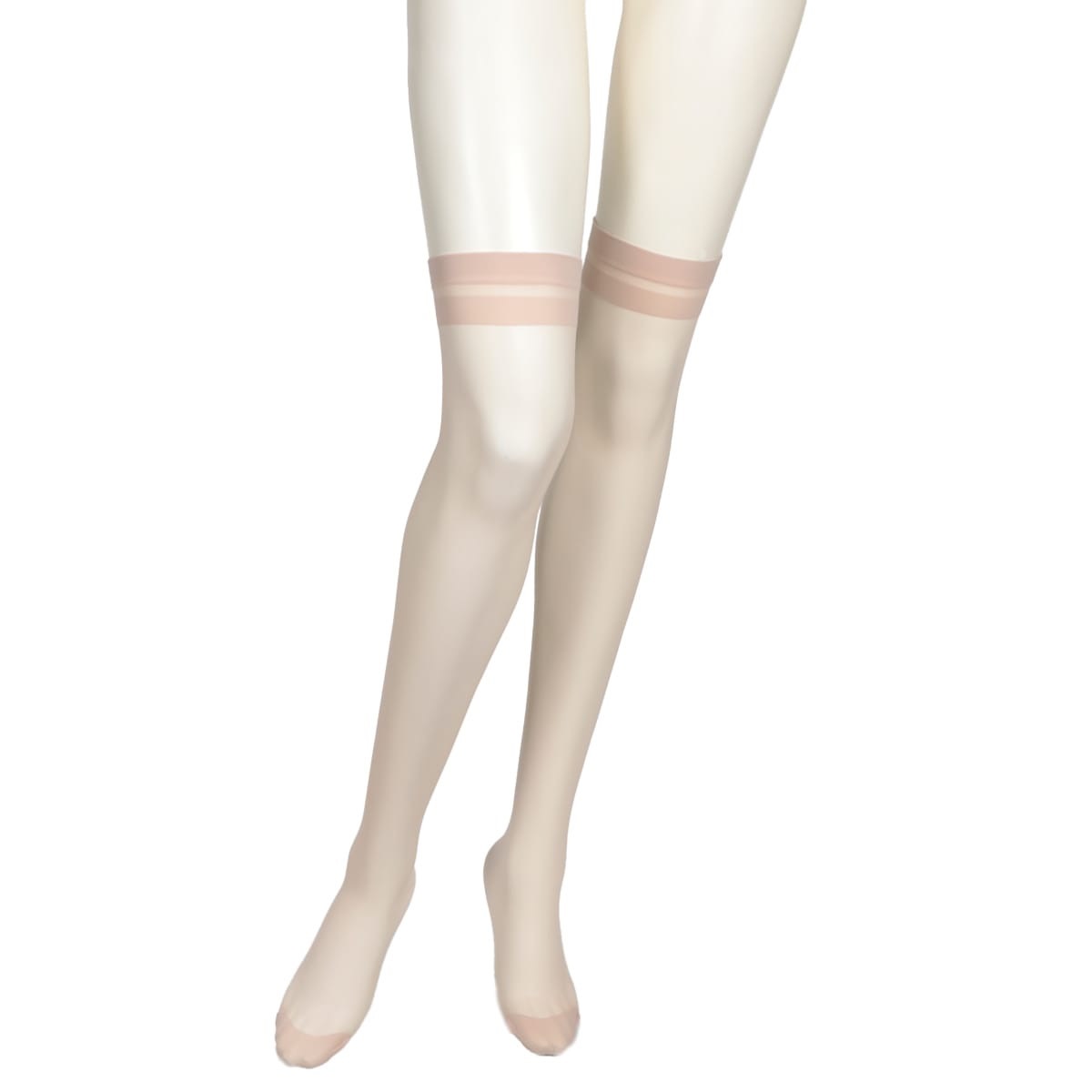 SLIM LINE ショート丈ストッキング ひざ上丈 クチゴムゆったり