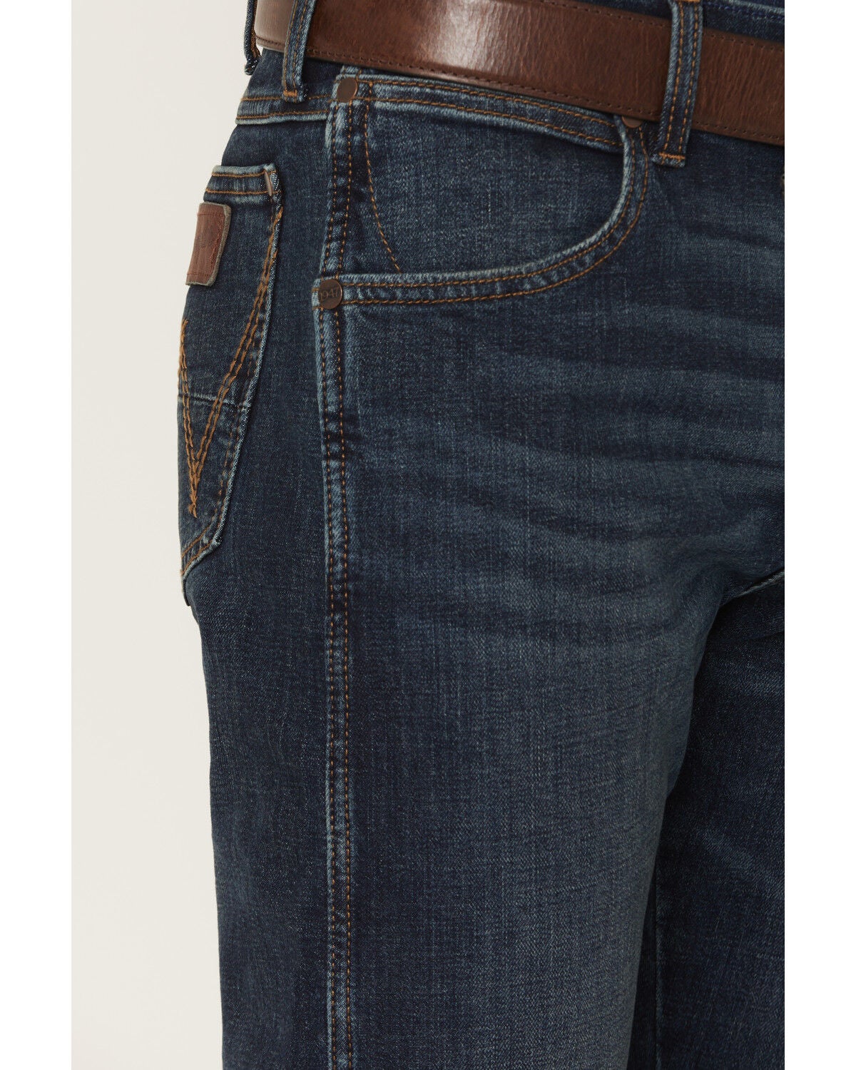 Wrangler Retro Men's 77MWZ Dark Wash Slim Bootcut Stretch Denim