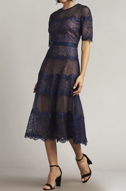 限定セール！Tadashi Shoji タダシショージ DONA プリーツチュール
