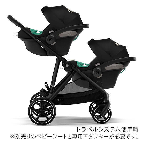 最新モデル】サイベックス ガゼルS ベビーカー / ムーンブラック cybex