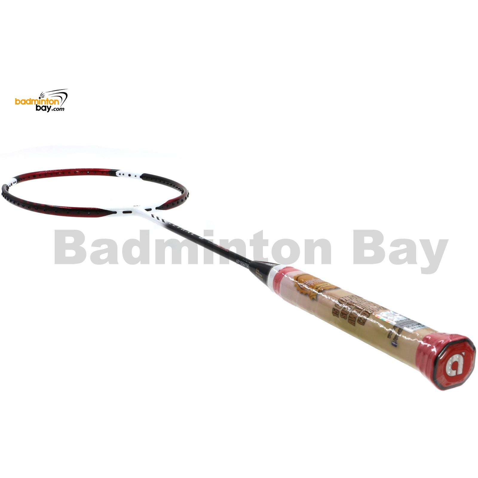 Apacs Lethal 6 White Black Red Badminton Racket (5U)
