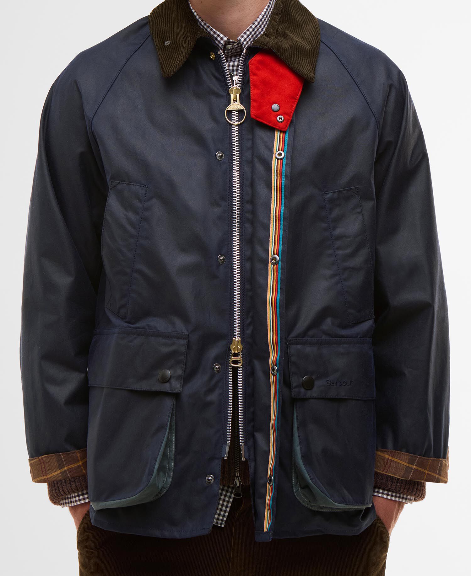 Buy Paul Smith loves Barbour Oversized Bedale Waxed Jacket for N/A