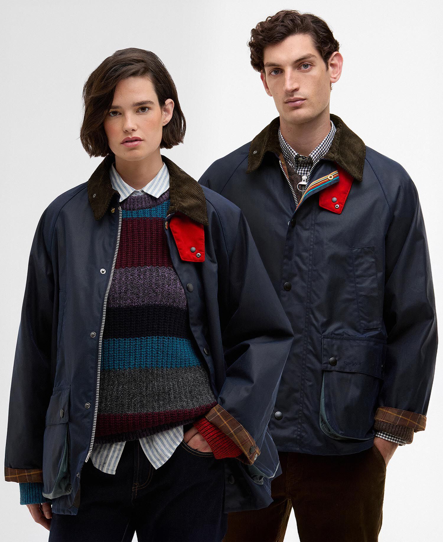 Buy Paul Smith loves Barbour Oversized Bedale Waxed Jacket for N/A