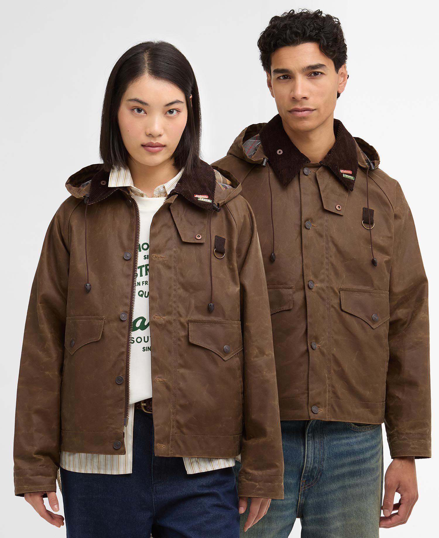 Buy Barbour x Levi's Spey Waxed Jacket for N/A 0.0 | BARBOUR_US