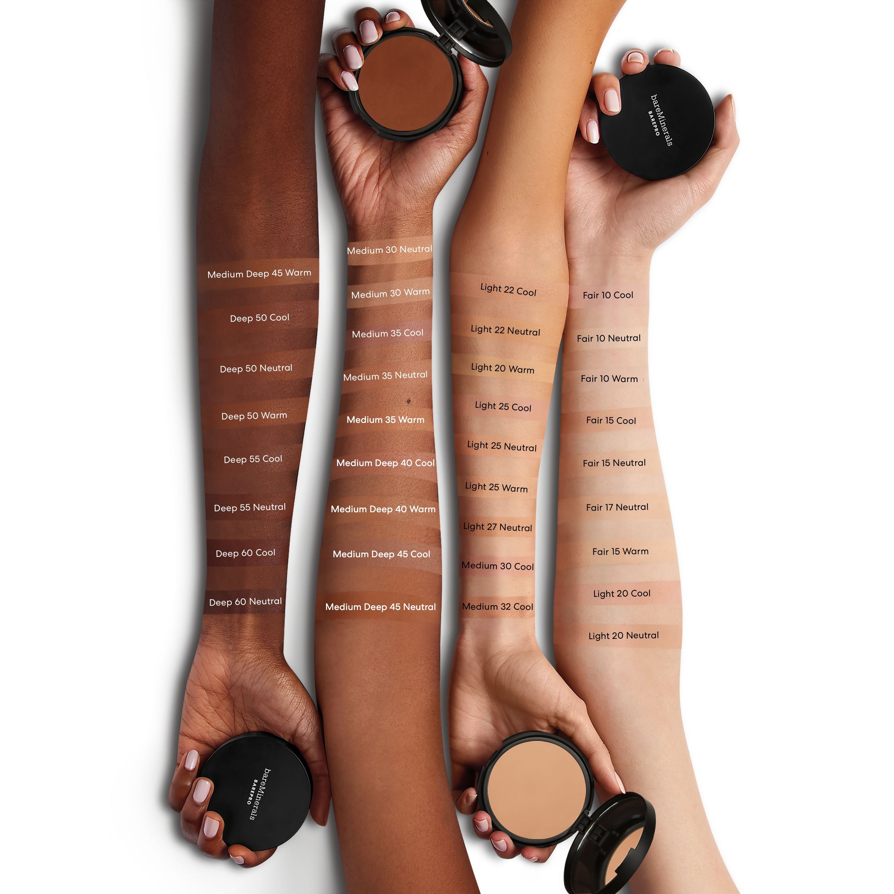 BAREPRO 24HR Powder Foundation - Full Coverage Foundation