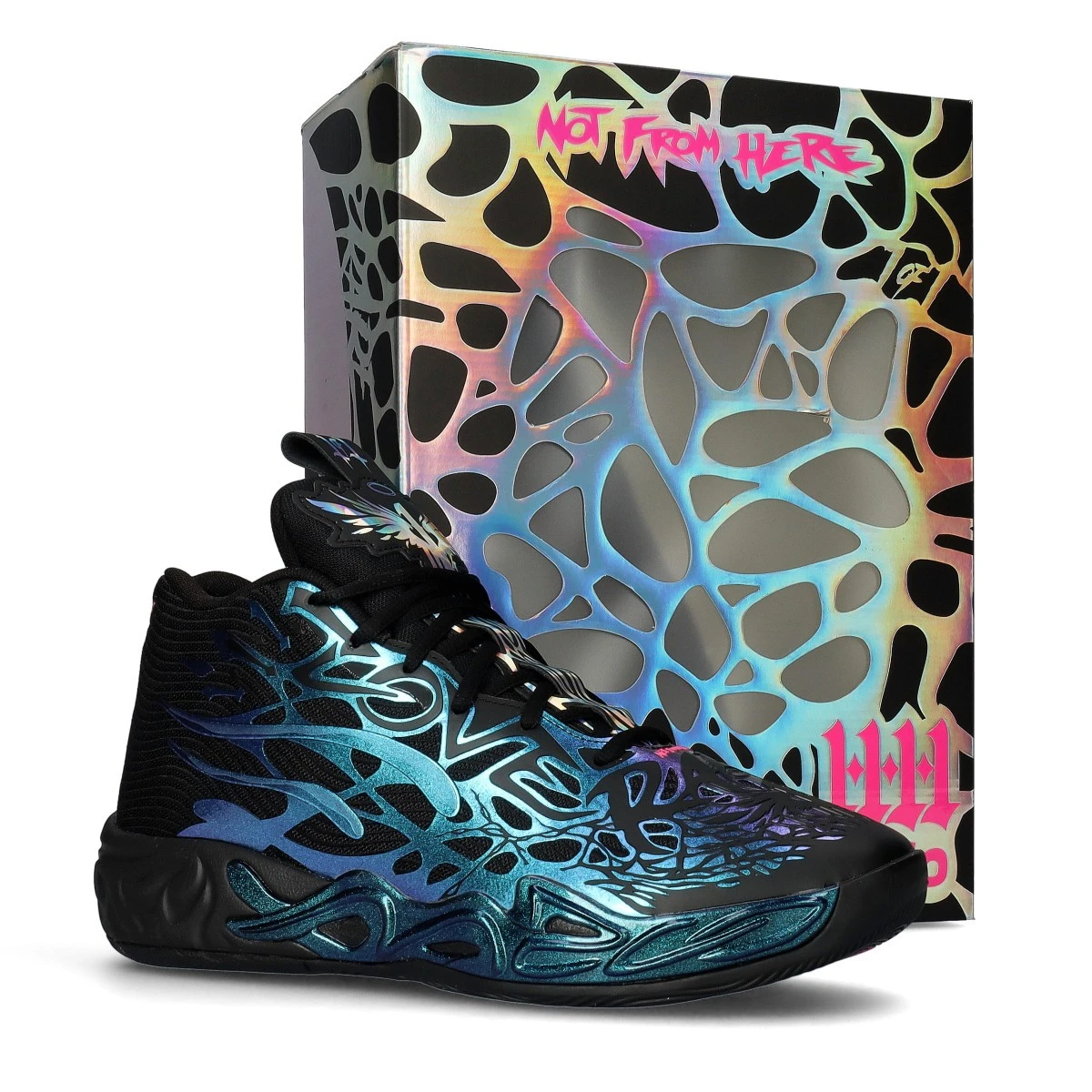 Basketball Shoes Puma MB.04 Reflections Black-Ravish - Basketball