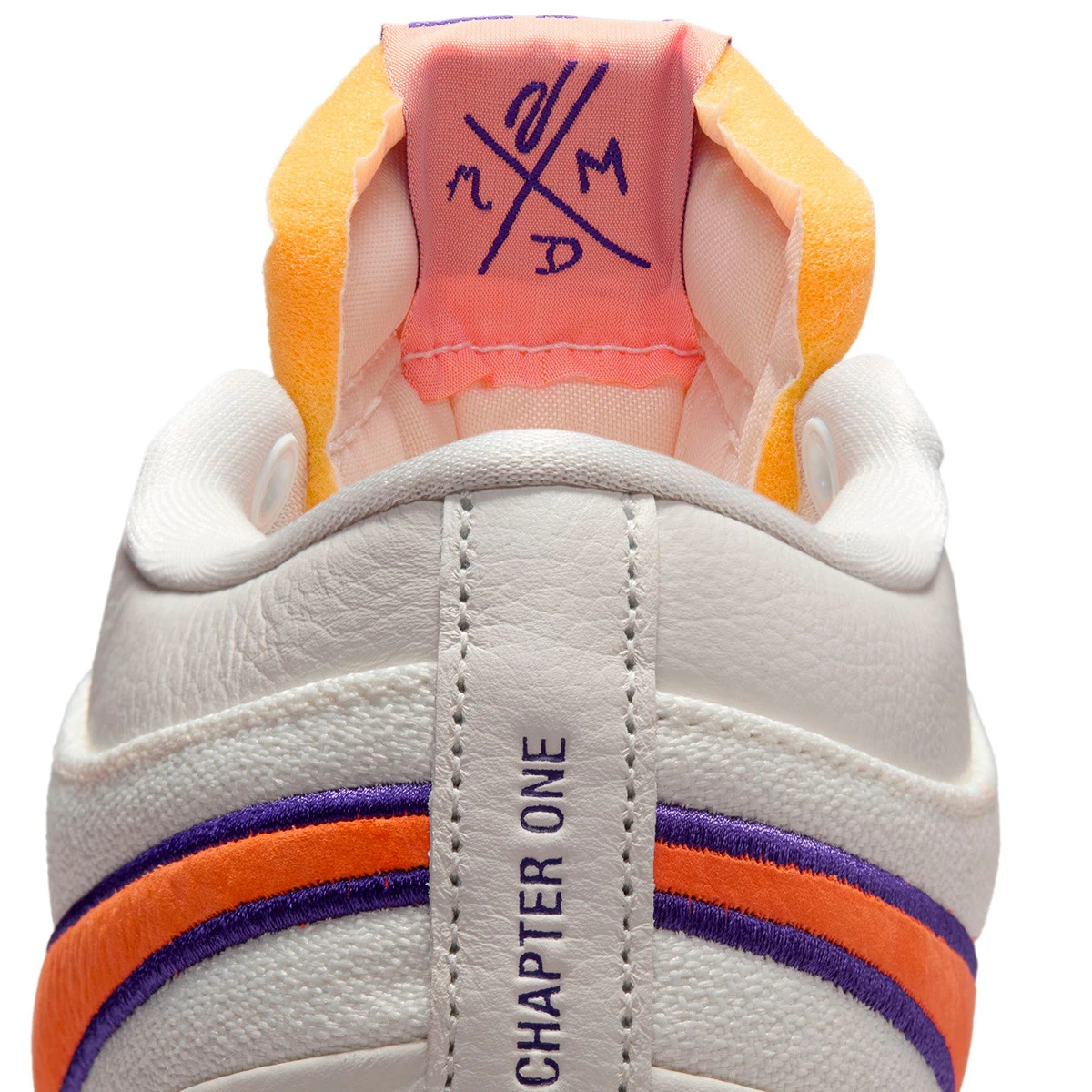Basketball Shoes Nike Book 1 Valley Sail-Clay Orange-Court Purple